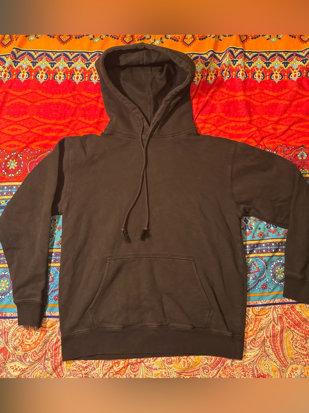 Men's Brown Zip-Up Hoodie Jacket